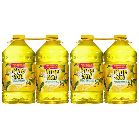 Pine-Sol Multi-Surface Cleaner, Lemon Scent (100 oz., 4 pk.)