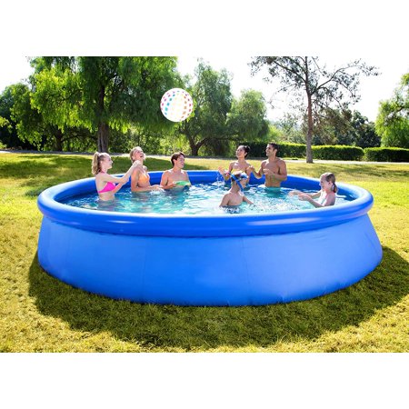 Pool Swimming Pool Above Ground Pools - 15ft x 36in Inflatable Pool for Kids & Adult Swimming Pools for Backyard Blow up Pool Big Pool Outdoor Kiddie Pool Above Ground Swimming Pool for Family Party