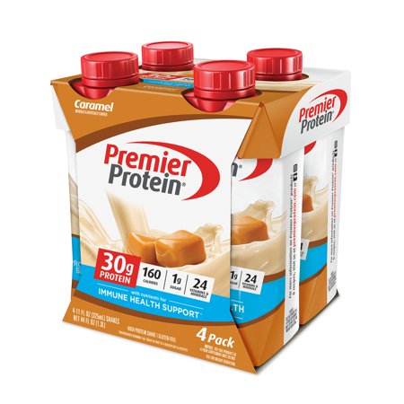 Premier Protein Shake, Caramel, 30g Protein, 11 Fl Oz, 4 Ct