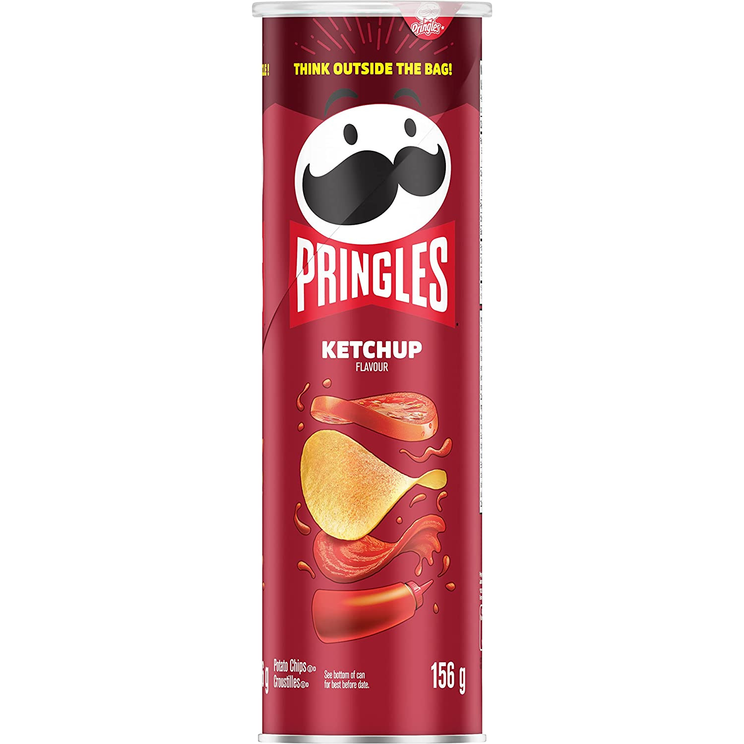 Pringles Potato Chips, Ketchup, 156 Grams/5.50Oz {Imported from Canada}