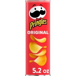 Pringles Potato Crisps Chips, Original - 5.2 oz
