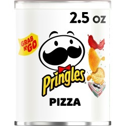 Pringles Potato Crisps Chips, Pizza - 2.5 oz