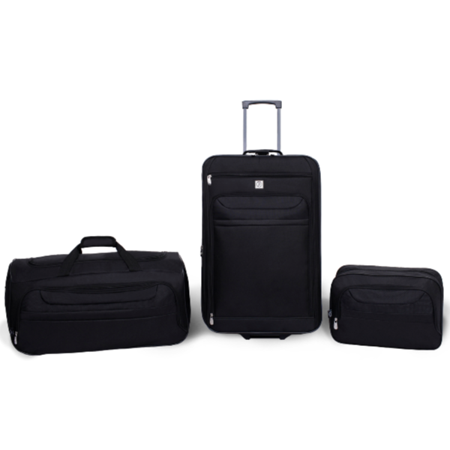 Protege 3 Piece Luggage Set, 24" Check Bag, 22" Duffel, and Tote