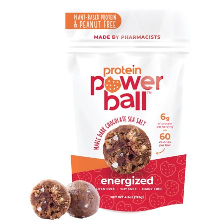 Protein Power Ball Healthy Snacks, Gluten Free, Dairy Free, Soy Free, Vegan Snack Energy Bites