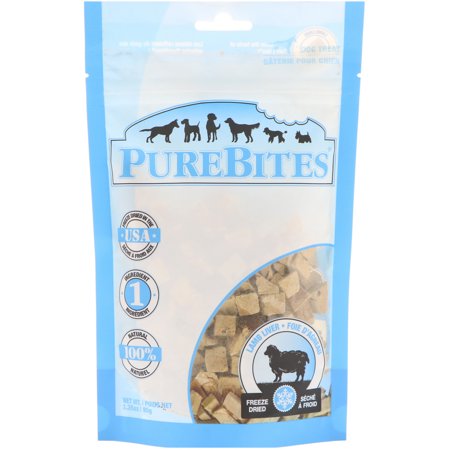 Pure Bites Freeze Dried Dog Treats Lamb Liver 3 35 oz 95 g