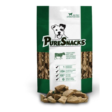 PureSnacks Beef Liver Freeze Dried Dog Treats, 14.4 oz.