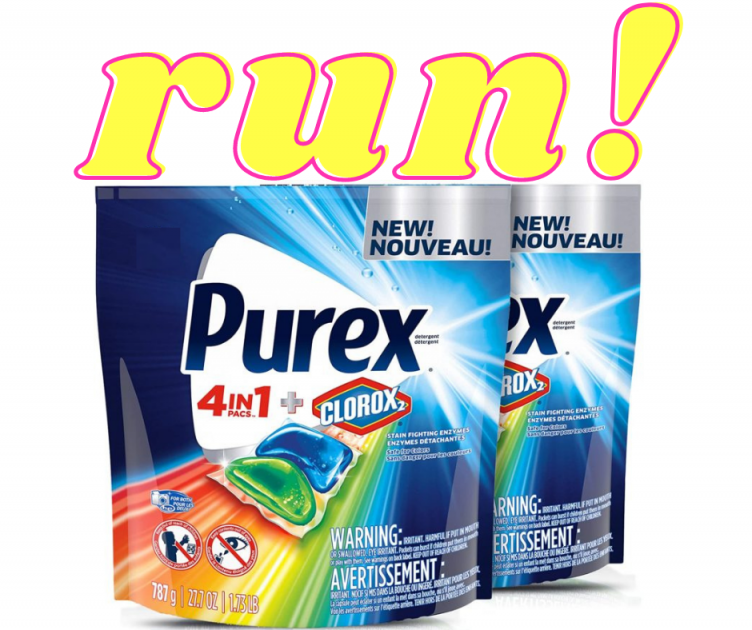 Purex 4-in-1 Pacs HUGE Discount with Stacking Offers!