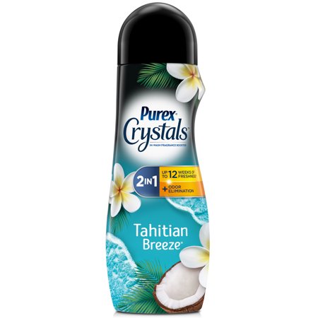Purex Crystals In-Wash Fragrance and Scent Booster, Tahitian Breeze, 21 Ounce