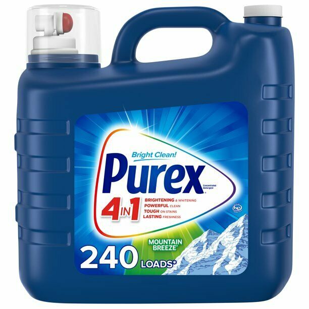 Purex Liquid Laundry Detergent Mountain Breeze 312 Fl Oz (240 Loads)