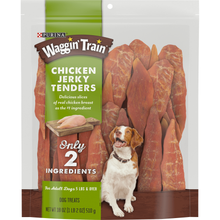 Purina Waggin' Train Limited Ingredient, Grain Free Dog Treat, Chicken Jerky Tenders, 18 oz. Pouch
