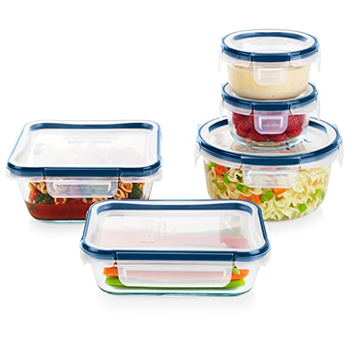 Pyrex Freshlock 10-Piece Airtight Glass Food Storage Container Set Online Markdown