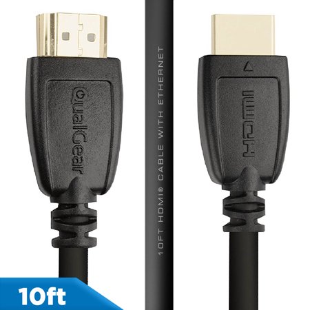 QualGear 10' High-Speed HDMI 2.0 Cable with Ethernet