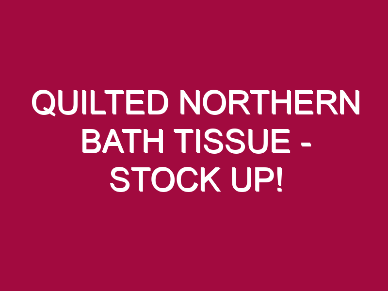 quilted northern bath tissue stock up 1308249