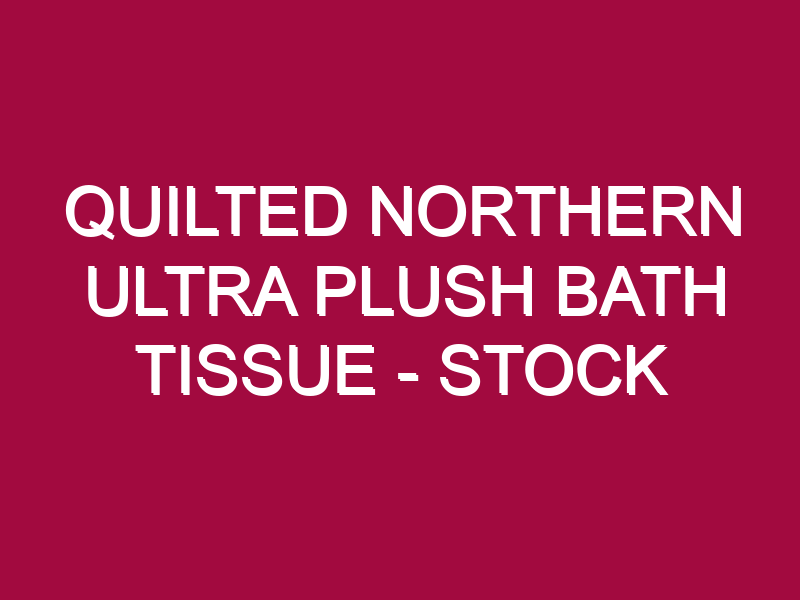 Quilted Northern Ultra Plush Bath Tissue – STOCK UP!