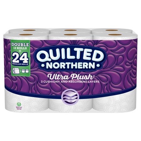 Quilted Northern Ultra Plush Toilet Paper, 12 Double Rolls