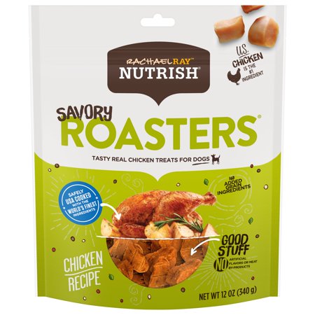 Rachael Ray Nutrish Savory Roasters Dog Treats, Chicken Recipe, 12-Ounce Pouch