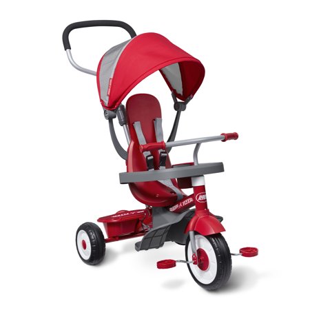 Radio Flyer, 4-in-1 Stroll 'n Trike, Grows with Child, Red