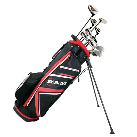 Ram Golf Accubar 16pc -1 Inch Men Right Graphite/Steel Golf Clubs Set Reg Flex