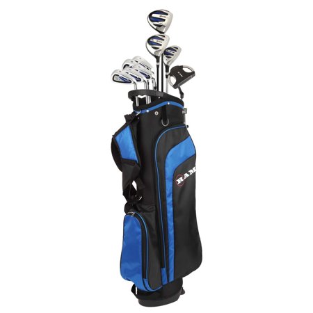 Ram Golf EZ3 Mens -1" Shorter Golf Clubs Set w/ Stand Bag- Graphite/Steel Shafts