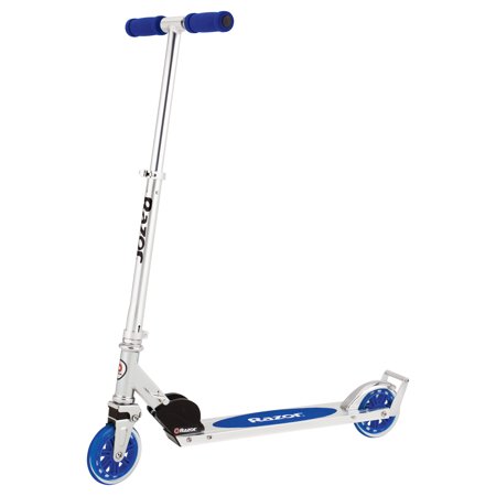 Razor A3 Kick Scooter for Kids - Larger Wheels, Front Suspension, Wheelie Bar, Lightweight, Foldable, and Adjustable Handlebars, Unisex