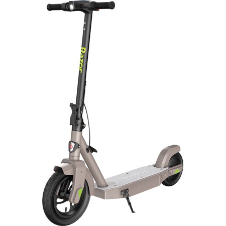 Razor C25 Commuting Folding Electric Scooter for Adults up to 220 lb., Up to 15 mph and 10 mile Range, Large Pneumatic Tires, 250W Hub Motor Rear-Wheel Drive, 36V Sealed Lead Acid Battery. Unisex