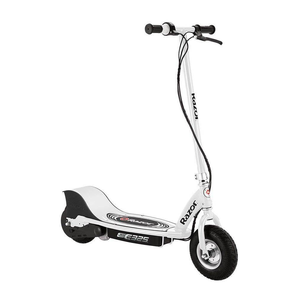 Razor E325 Electric 24 Volt Motorized Ride On Kids Scooter, White (Used)