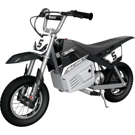 Razor MX350 Dirt Rocket electric-powered dirt bike with authentic motocross dirt bikegeometry, rear-wheel drive, high-torque, chain-driven motor, for kids 13+