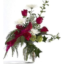 Red Barrel Studio® 8" Rose Vase & Flower Guide Booklet - Decorative Glass Flower Vase For Arrangements, Weddings, Home Decor Or Office. Glass