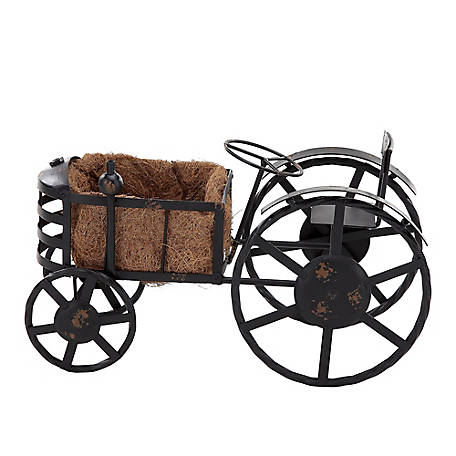 Red Shed Iron Tractor Planter, ZT161131BLACK