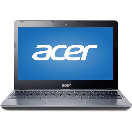 (Refurbished) Acer C720-2103 11.6" LED Chromebook - 4th Gen Intel Celeron Haswell 2955U 1.40GHz, 16 GB SSD, 2 GB Mem, 11.6" display (1366 x 768), WebCam, BT 4, 802.11a/b/g/n, Chrome OS - Warranty