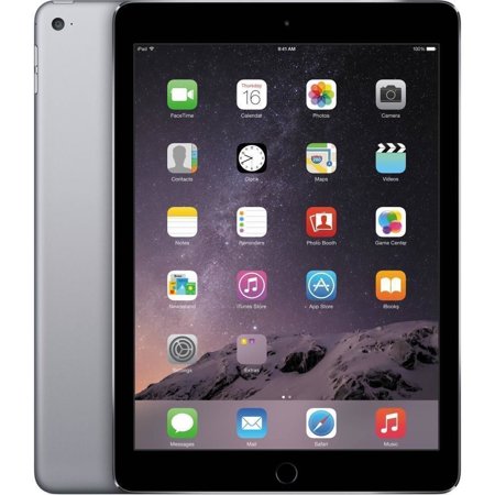 Refurbished Apple iPad Air 2 16GB, Wi-Fi + Cellular (Unlocked), 9.7in - Space Gray - (MH2U2LL/A)
