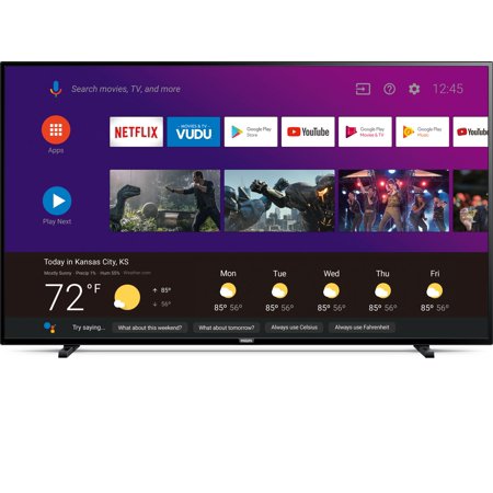 Refurbished Philips 65" Class 4K Ultra HD (2160p) Android Smart LED TV with Google Assistant (65PFL5604/F7)