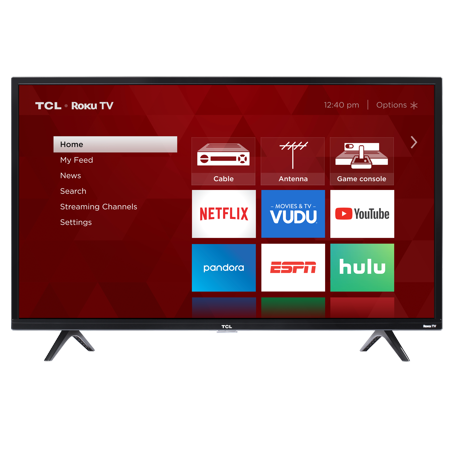 Refurbished TCL 40" Class HD (1080P) Roku Smart LED TV (40S325)