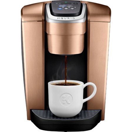 Restored Keurig - K-Elite Single-Serve K-Cup Pod Coffee Maker - Brushed Copper (Refurbished)