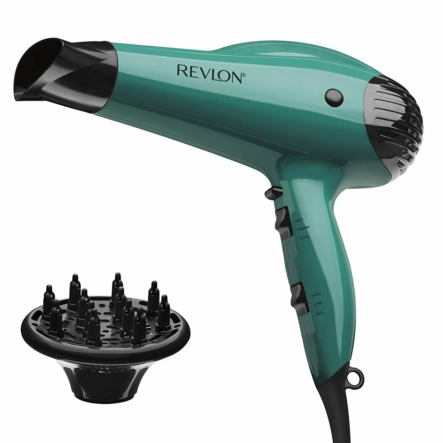 Revlon Professional Ionic Hair Blow Dryer Blower 1875W Volume Boost w/ Diffuser