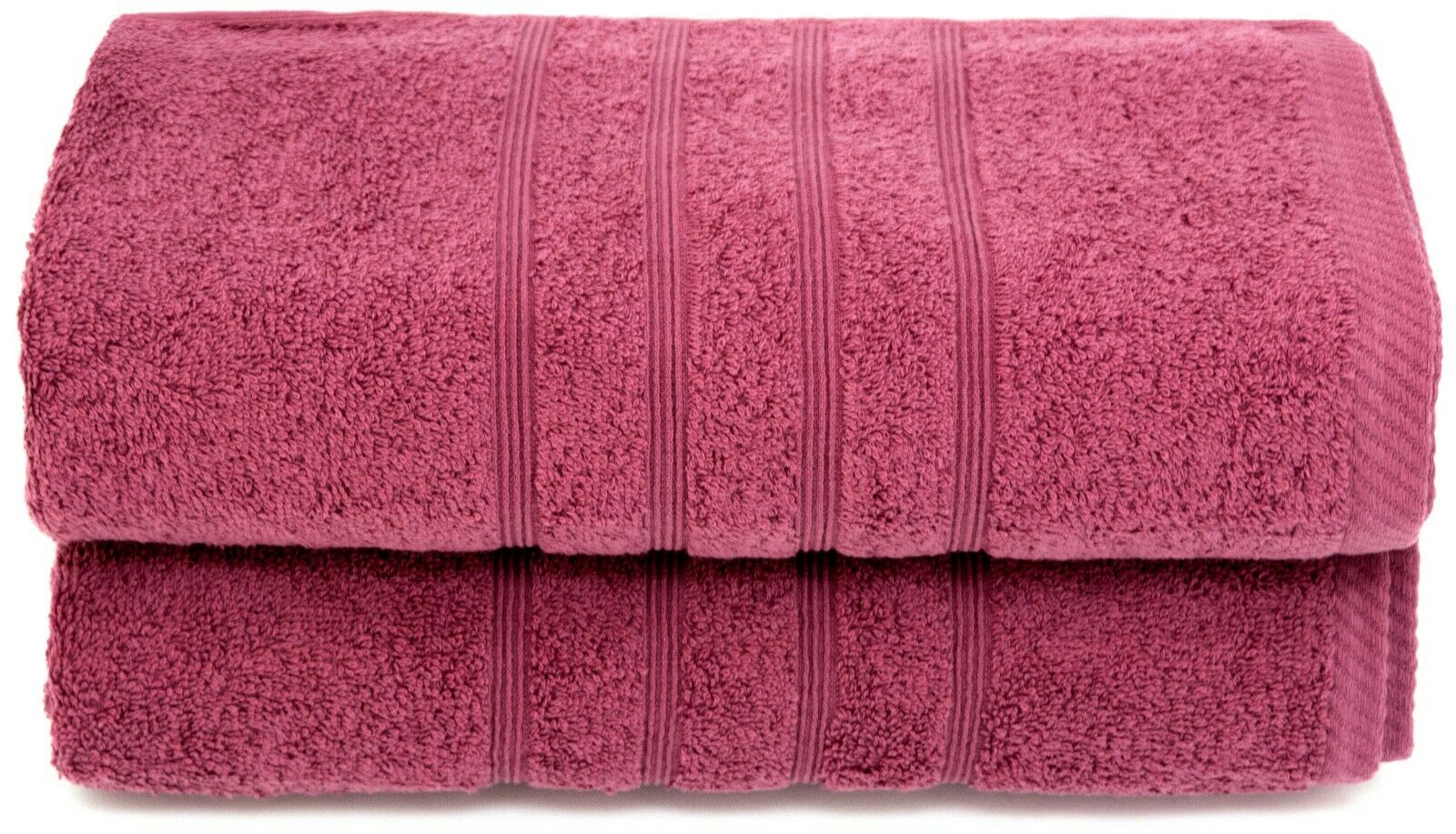 RingSpun Cotton Luxury Bath Towels 550 GSM 2pcs Set Size 30"x52"