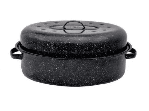 Columbian Home Products 18″ Black Oval Roaster JUST $12.76! REG $37.35