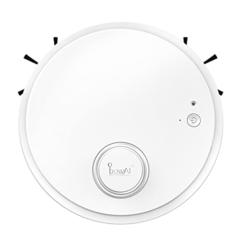 Robot Vacuum, Robotic Mop Cleaner, 1500Pa Strong Suction, WiFi Connectivity, App and Voice Control,Clean from Hardfloors to Low-Pile Carpets (wihte)