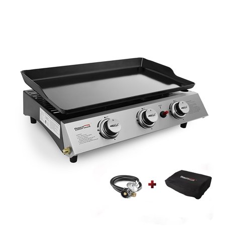 Royal Gourmet PD1300 3-Burner 26,400-BTU Portable Gas Grill Griddle AT WALMART