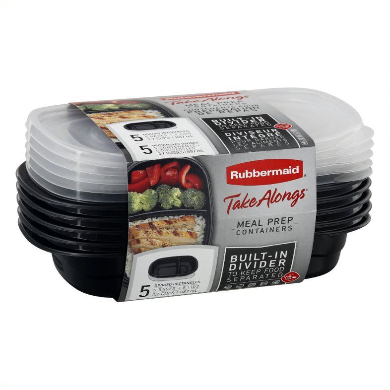 Rubbermaid Containers, Meal Prep, 5 ea on Sale At Dollar General
