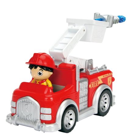 Ryan's World Jada Toys 6 Inch Ryan and Fire Engine Play Vehicle