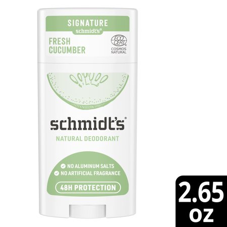 Schmidt's Aluminum Free Natural Deodorant Fresh Cucumber 2.65 Oz.