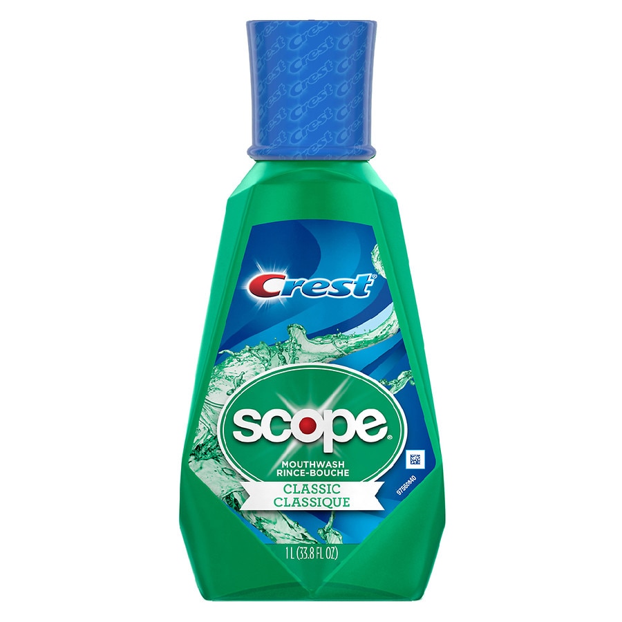 Scope Classic Anticavity Fluoride Mouthwash Mint33.8OZ