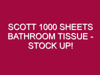scott 1000 sheets bathroom tissue stock up 1307502