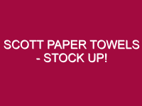 scott paper towels stock up 1305249