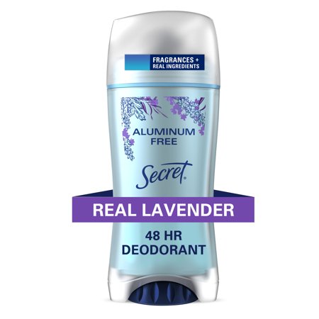 Secret Aluminum Free Deodorant for Women, Lavender, 2.4 oz