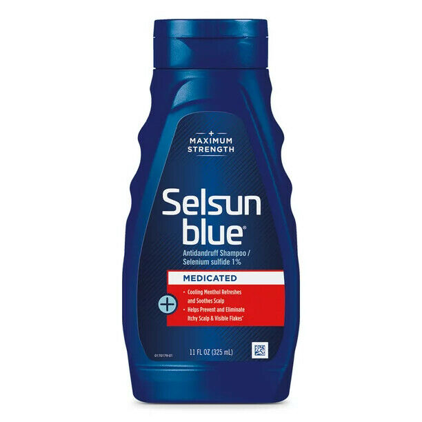 Selsun Blue Medicated Max Strength Dandruff Shampoo (11 Oz)