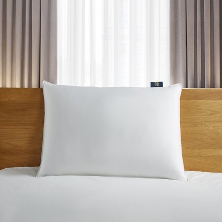 Serta 300 Thread Count White Down Fiber Bed Pillow-Back Sleeper