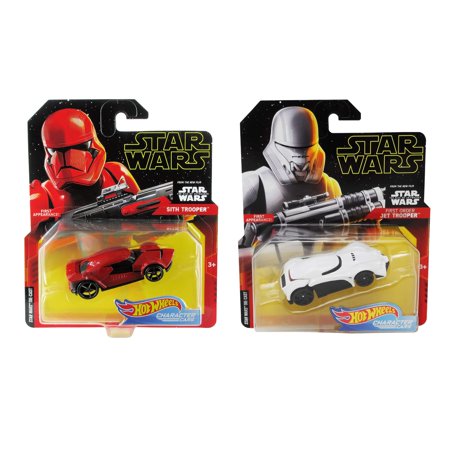 Set of 2 Die-Cast Cars Exclusive Character cars For Star Wars Collectors for Hot Wheels Vehicles Action Toy Collectibles Sith Trooper & Jet Trooper