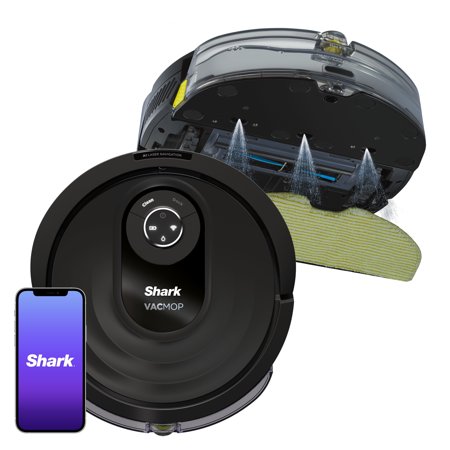 Shark AI VACMOP RV2000WD Wi-Fi Connected Robot Vacuum and Mop with LIDAR Navigation